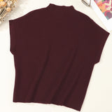 Ayla Short Sleeve Sweater - Mineral Red