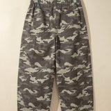 Collins Drawstring Elastic Waistband Pocketed Barrel Jeans