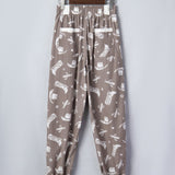 Western Cactus Cowgirl Hat Boot Printed Vintage Drawstring Jogger Pants