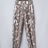 Western Cactus Cowgirl Hat Boot Printed Vintage Drawstring Jogger Pants