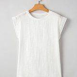 Maisy Lace Cap Sleeve Round Neck Top