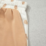 Zoey Pullover Patch Pocket Casual Shorts Set