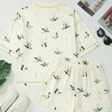 Mallard Duck Drawstring Short Set