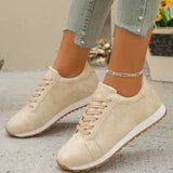 Liora Faux Suede Lace-up Sneakers