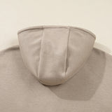 Brielle Bow Embroidered Zip Up Hoodie