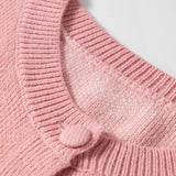 PREORDER Anna Heart Pattern Button Front Cardigan Sweater | Droship