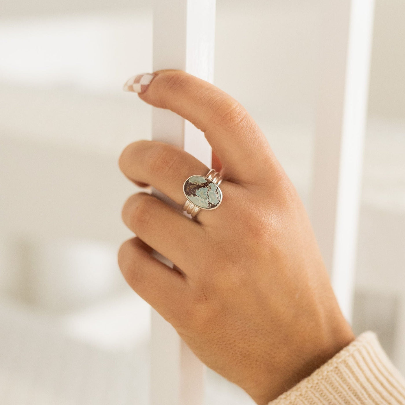 Triple Band Sand Hill Ring - Size 8