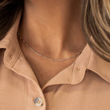 Dapped Bar Necklace