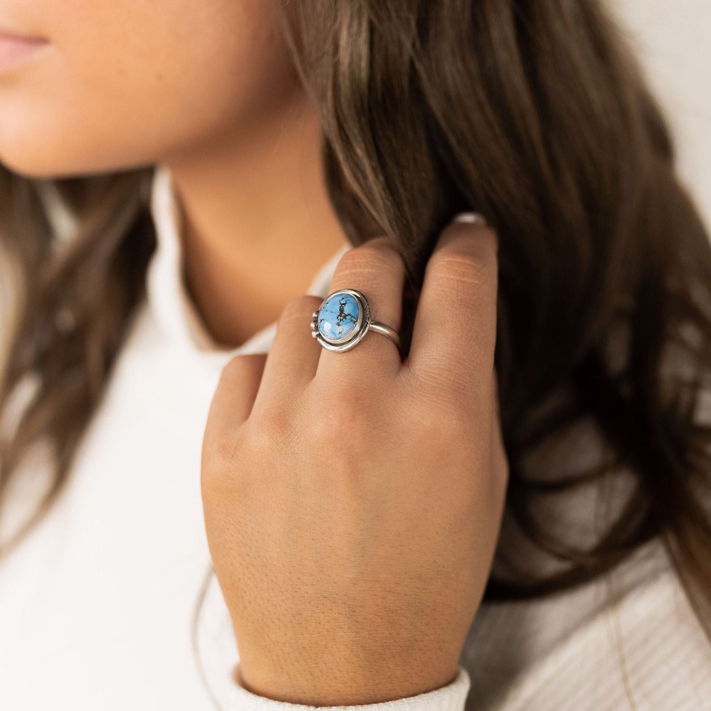 Framed Sand Hill Ring - 7