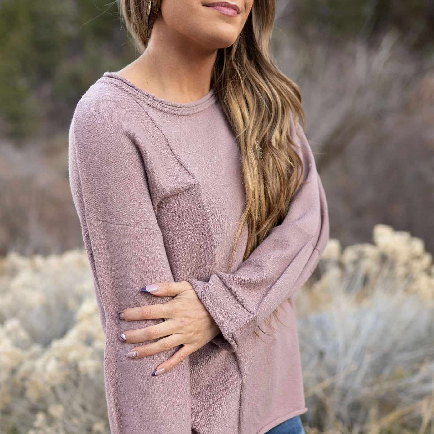 Phoenix Sweater - Mauve
