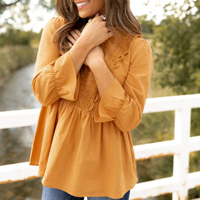 Eloise Blouse - Gold