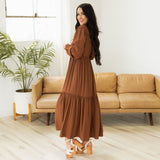 Ellis Dress - Burnt Caramel