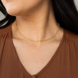 Dapped Oval Necklace