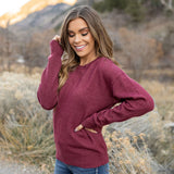 Arlo Sweater - Red Speckle
