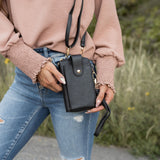 Iris Cell Phone Purse - Black