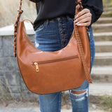 Paisley Shoulder Bag - Cognac