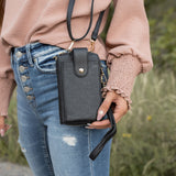 Iris Cell Phone Purse - Black
