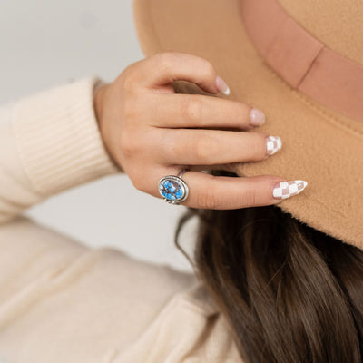 Framed Sand Hill Ring - 8.5