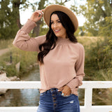 Cora Blouse - Ash Mocha
