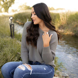 Emma Sweater - Ash Green