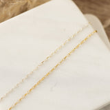 Delicate Elongated Oval Bracelet