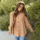 Lennon Button Up - Camel