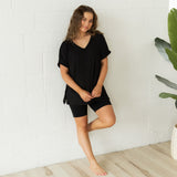 Brooke Microfiber Set - Black