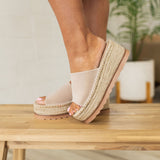 Eva Wedges - Beige