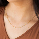 Dapped Bar Necklace