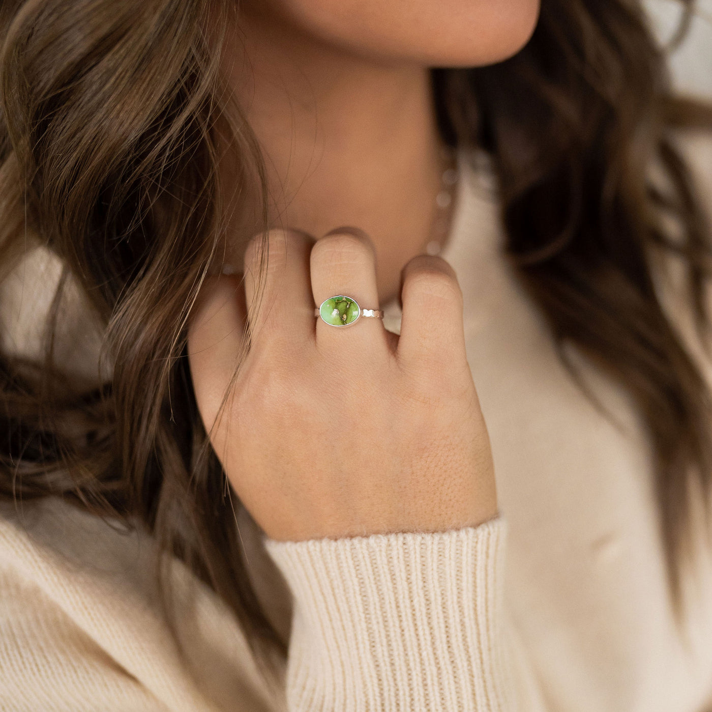 Twisted Emerald Valley Ring - 6.5