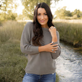 Emma Sweater - Ash Green