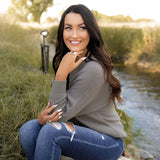 Emma Sweater - Ash Green