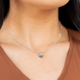 Disc Pendant Necklace