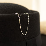 Delicate Elongated Oval Bracelet