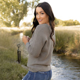 Emma Sweater - Ash Green