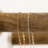 Delicate Elongated Oval Bracelet