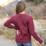 Arlo Sweater - Red Speckle
