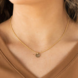 Disc Pendant Necklace