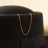 Delicate Elongated Oval Bracelet