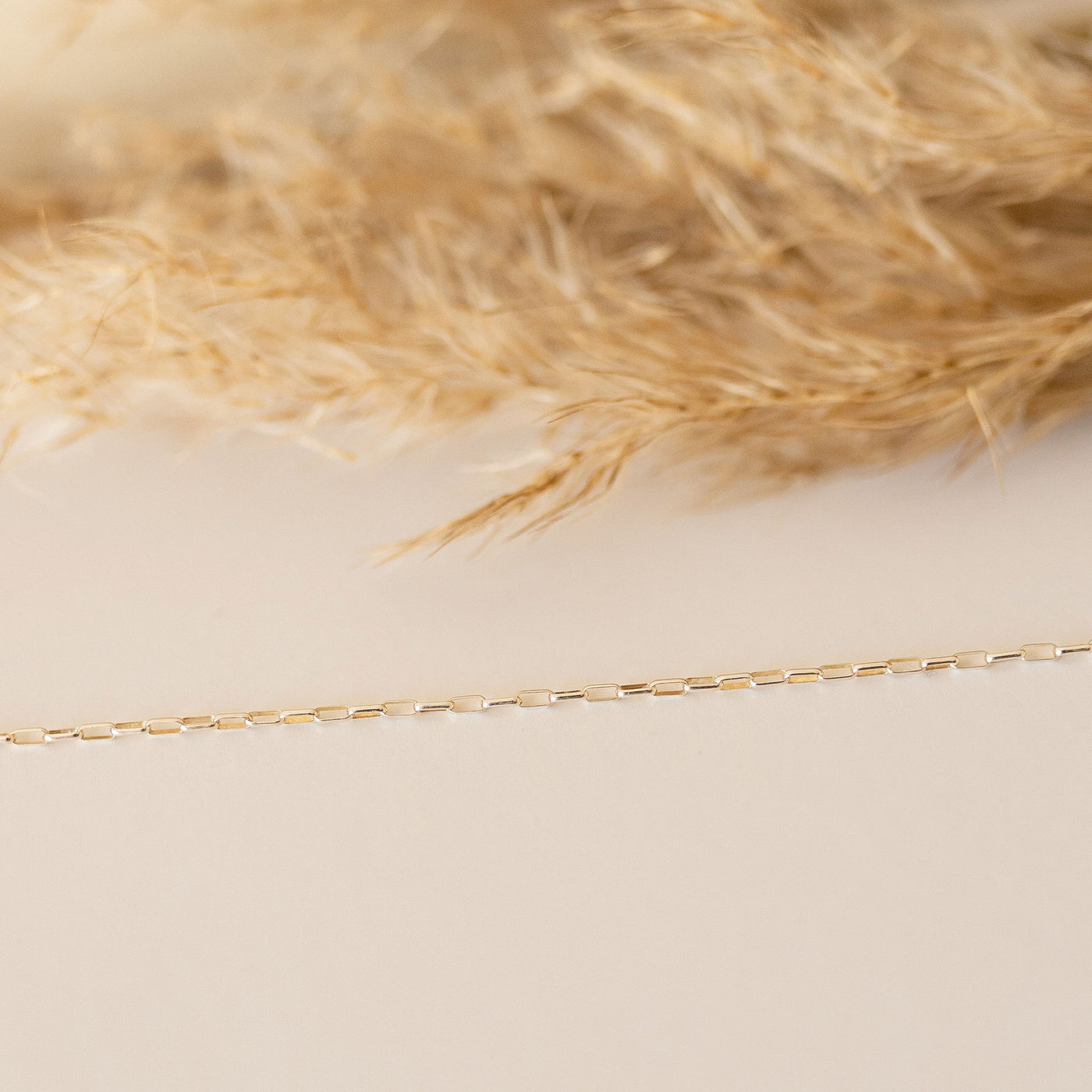 Delicate Elongated Oval Necklace