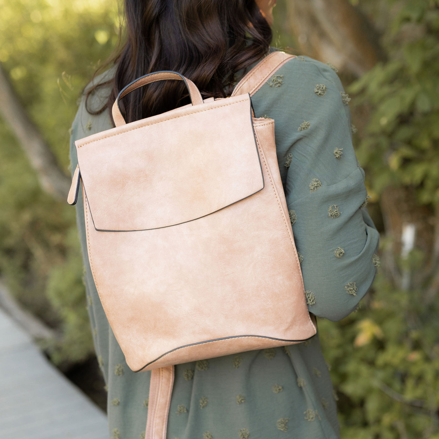 Marlowe Convertible Backpack - Taupe