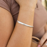 Edge Detail Cuff Bracelet