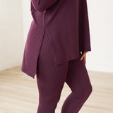Ellie Microfiber Set - Eggplant