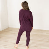 Ellie Microfiber Set - Eggplant