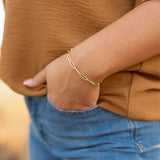 Elongated Oval Bracelet