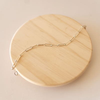 Elongated Oval Necklace