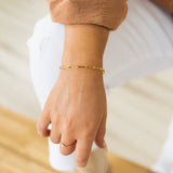 Elongated Oval Bracelet