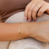 Elongated Oval Bracelet