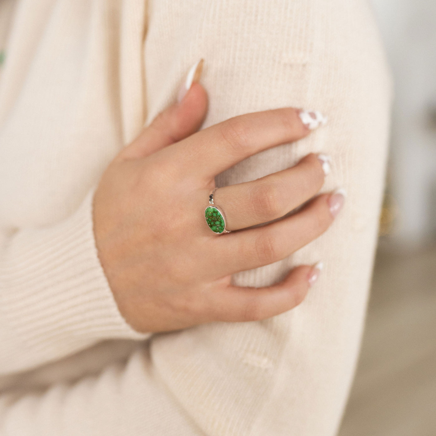 Twisted Emerald Valley Ring - 8.5