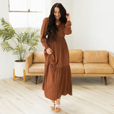 Ellis Dress - Burnt Caramel